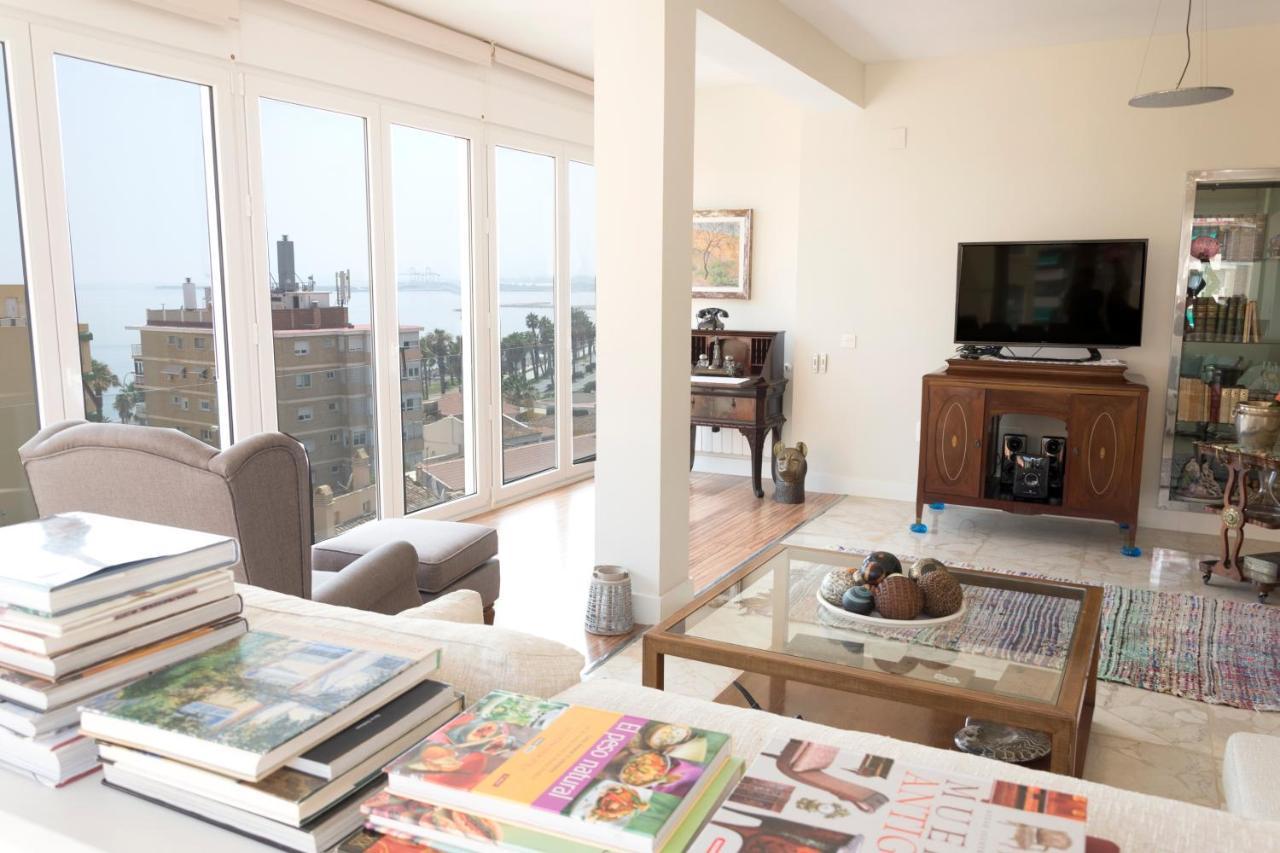 Malagueta Penthouse Premium Daire Málaga Dış mekan fotoğraf